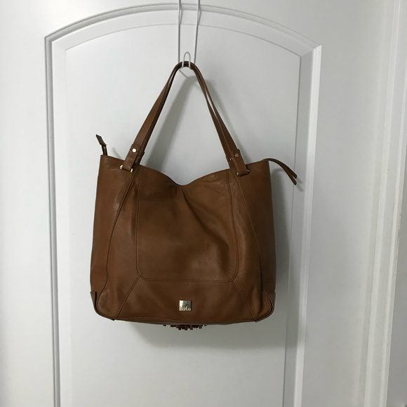 Kooba Handbags - Kooba Jonnie Brown Leather Shopper Tote EUC